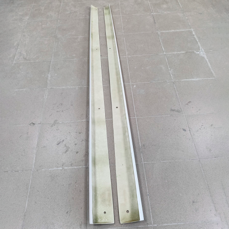 Накладки на пороги "ABT style" для Audi A8 (2012-н.в.) купить недорого с доставкой в Владимир